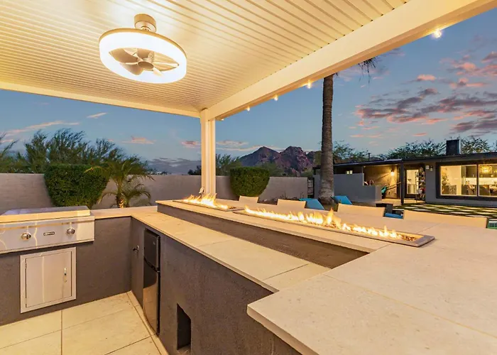 Spacious Camelback View With Pool & Firepit *